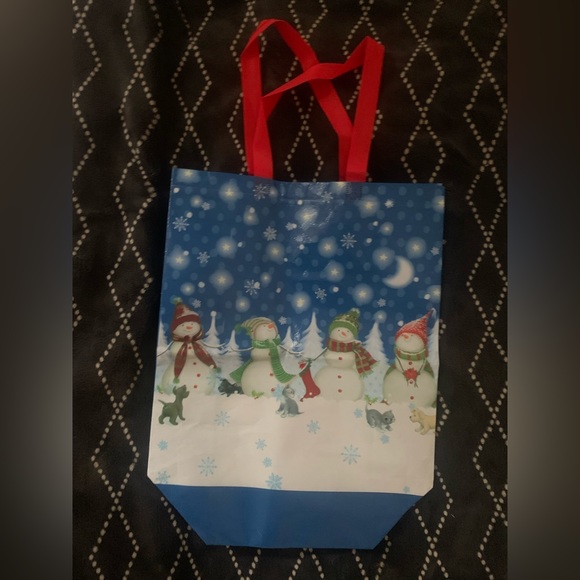 Christmas Snowman Tote Bag - Picture 1 of 4